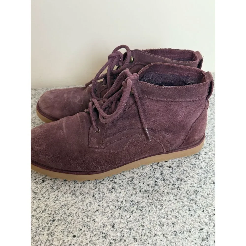 UGG Women's Bethany Classic Slim Suede Sheepskin Ankle Chukka Boots Size US 9 Bu